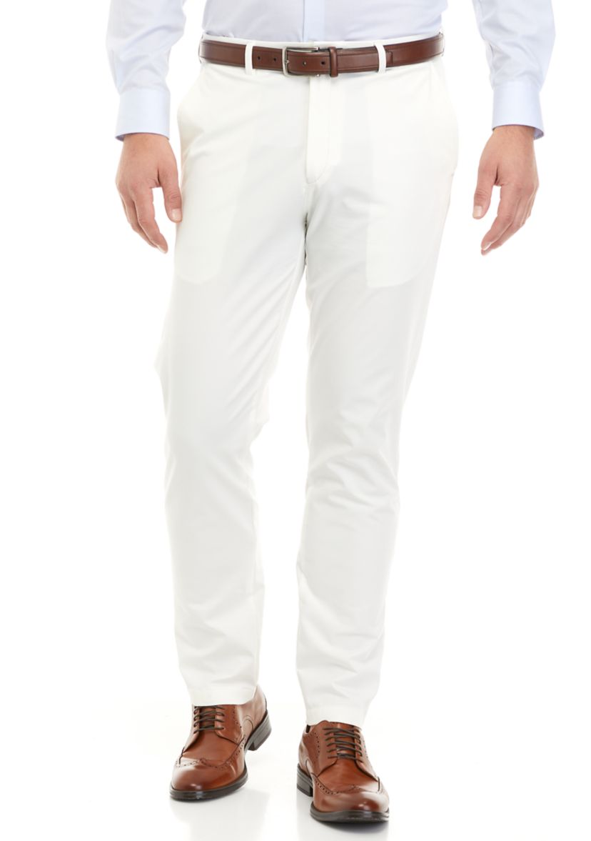 slim fit dress slacks Polo Ralph Lauren Men's Big & Tall Stretch Flat Front Chinos main image 1