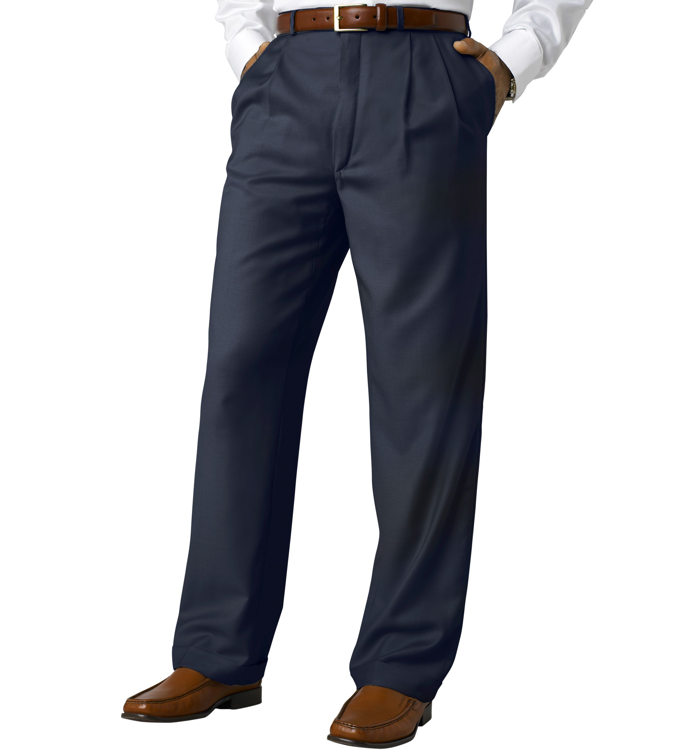 white christmas dresses Ralph Lauren Big & Tall Suit Separates Blue Flat Front Slacks main image 0