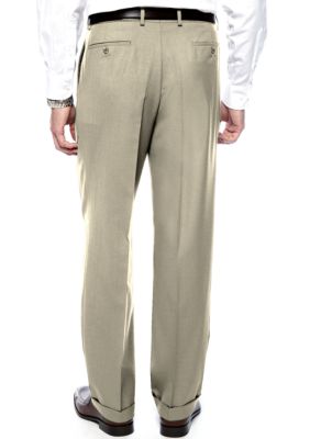 Lauren Ralph Lauren Classic Fit Total Comfort Pleated Dress Pants