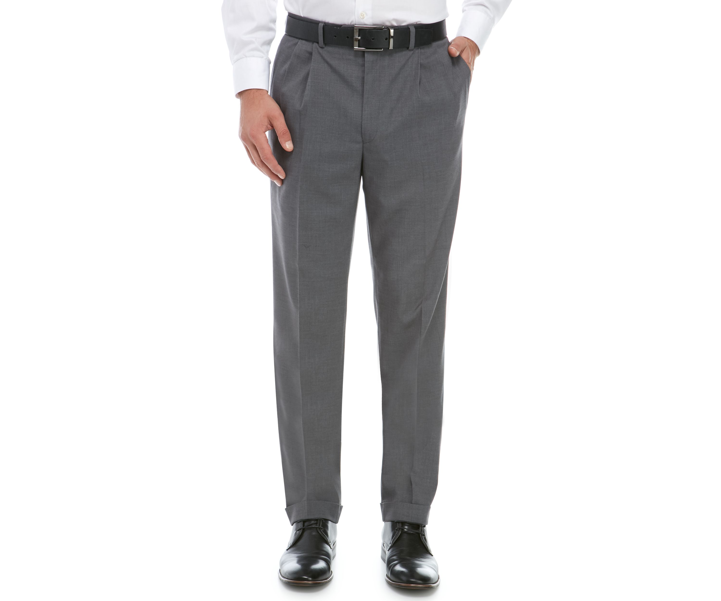 Ultraflex Gray Stretch Dress Pants