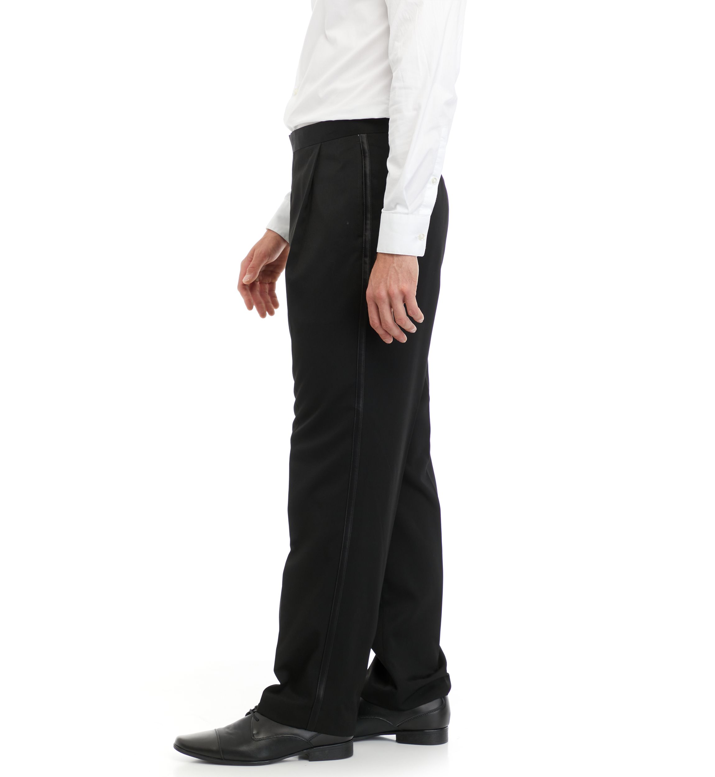Classic Fit Pleat Tuxedo Pants 