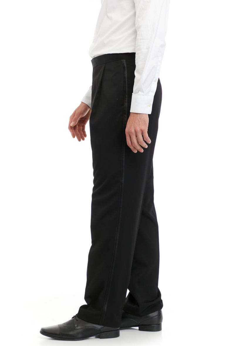 Classic Fit Pleat Tuxedo Pants 