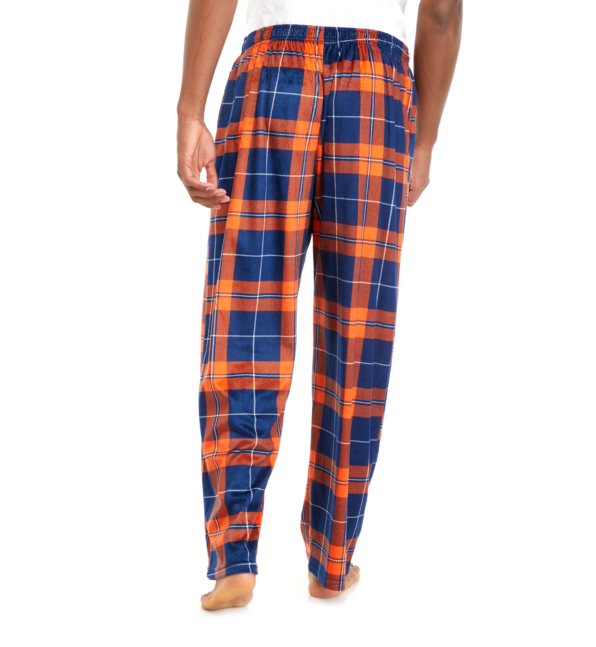 Mens NCAA Clemson Tigers Silky Fleece Pajama Pants