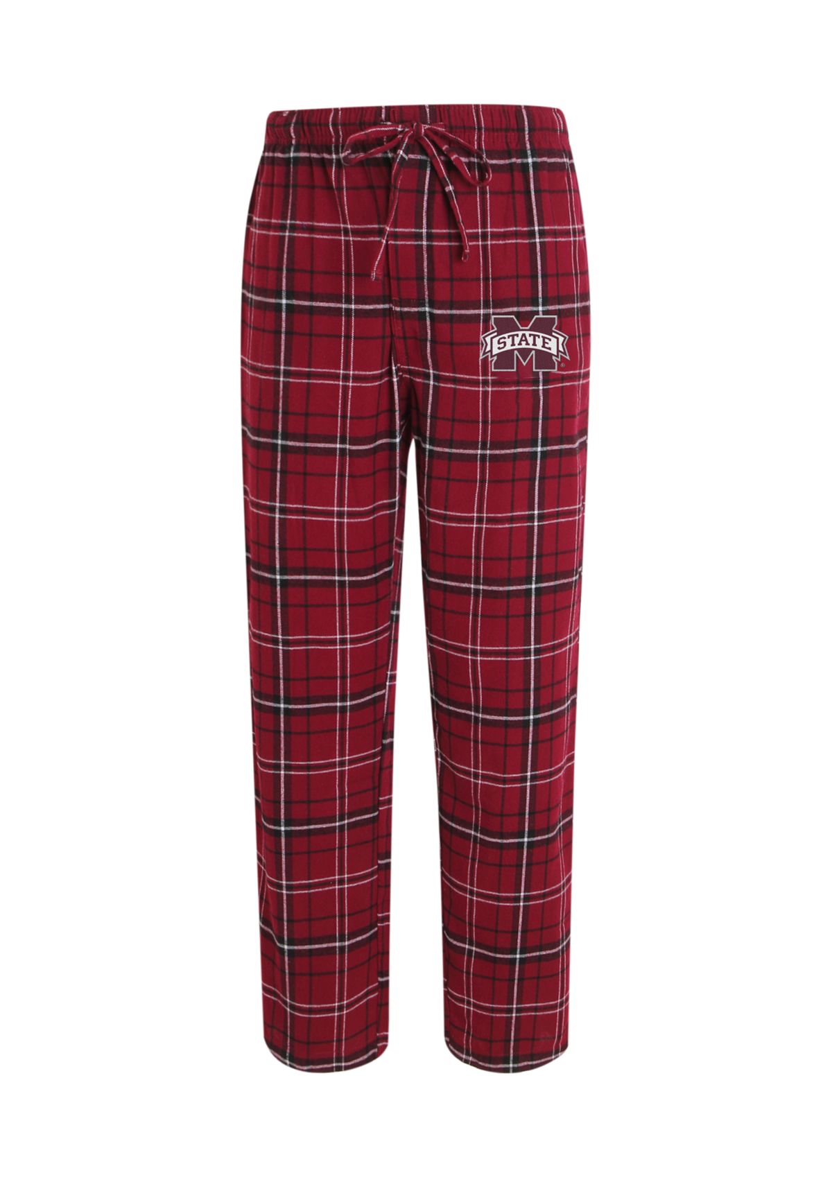 NCAA Mississippi State Bulldogs Plaid Flannel Pajama Pants 