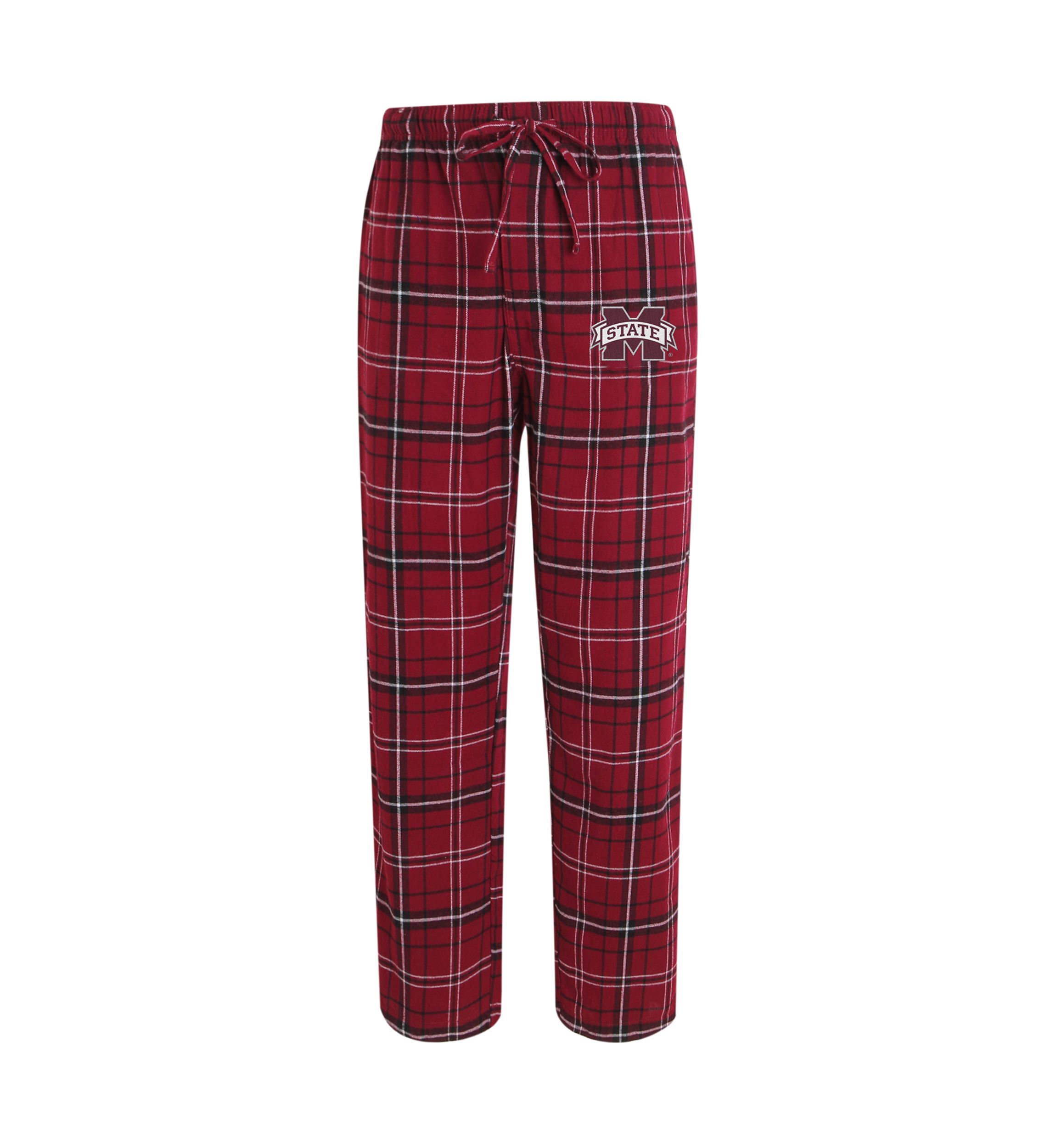NCAA Mississippi State Bulldogs Plaid Flannel Pajama Pants 