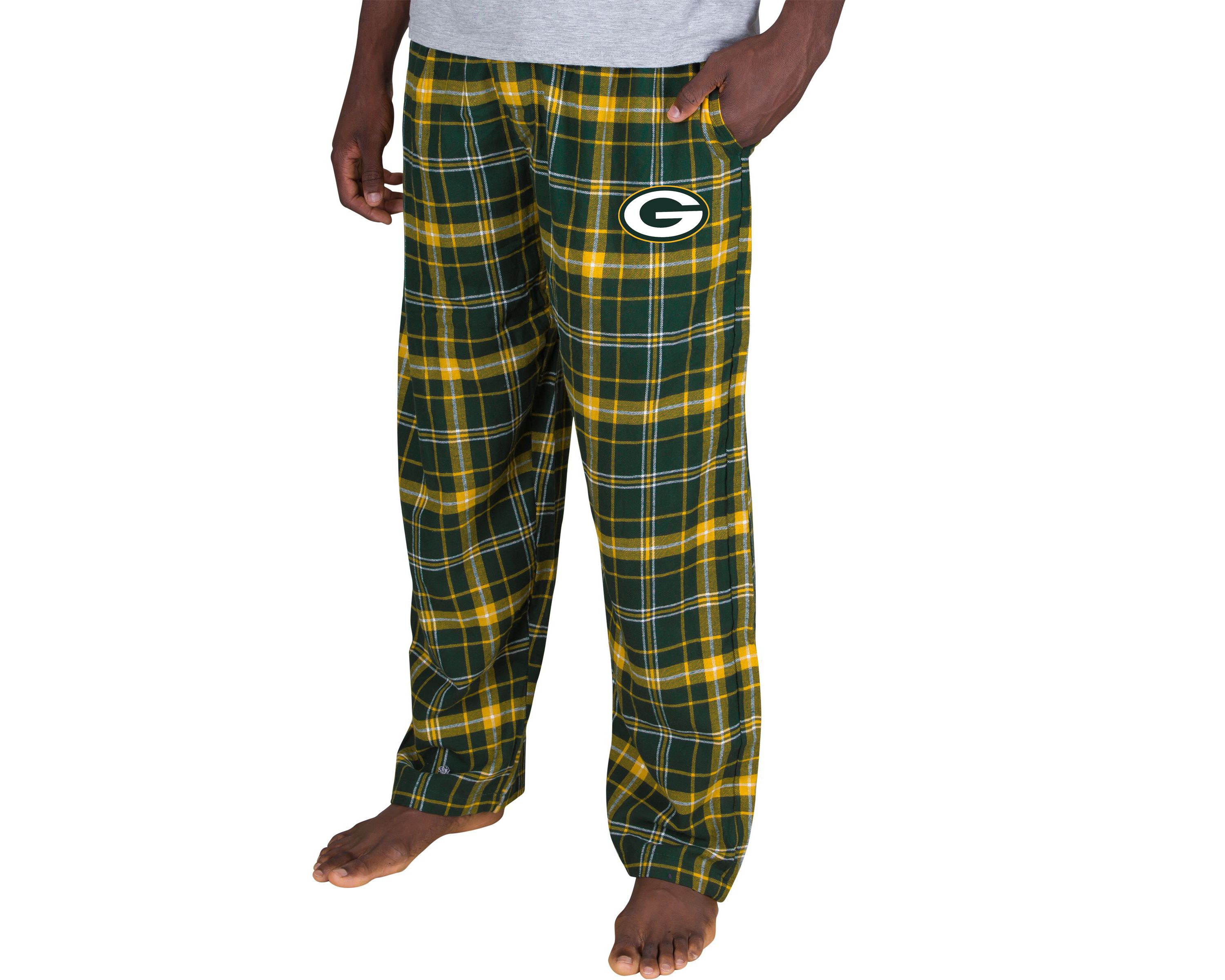 NFL Mens Green Bay Packers Ultimate Flannel Pant
