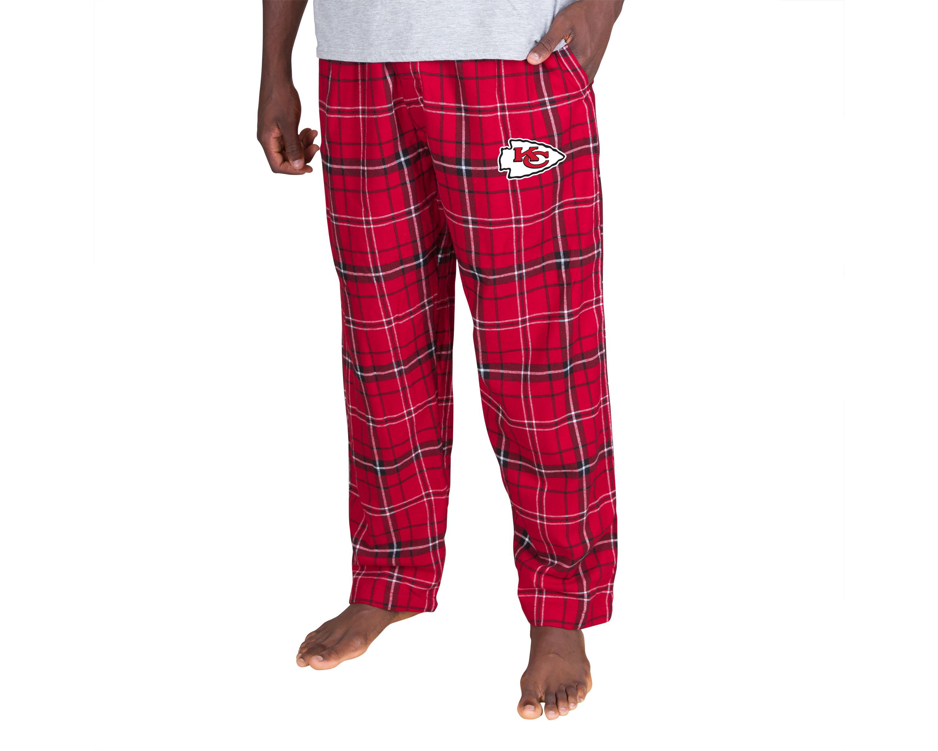 NFL Mens Kansas City Chiefs Ultimate Flannel Pant