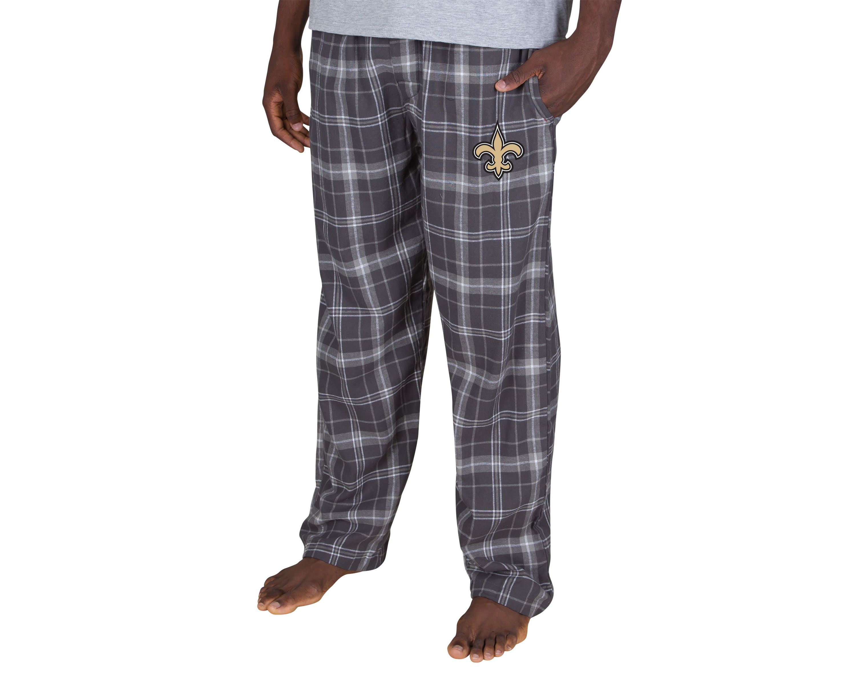 NFL Mens New Orleans Saints Ultimate Flannel Pant