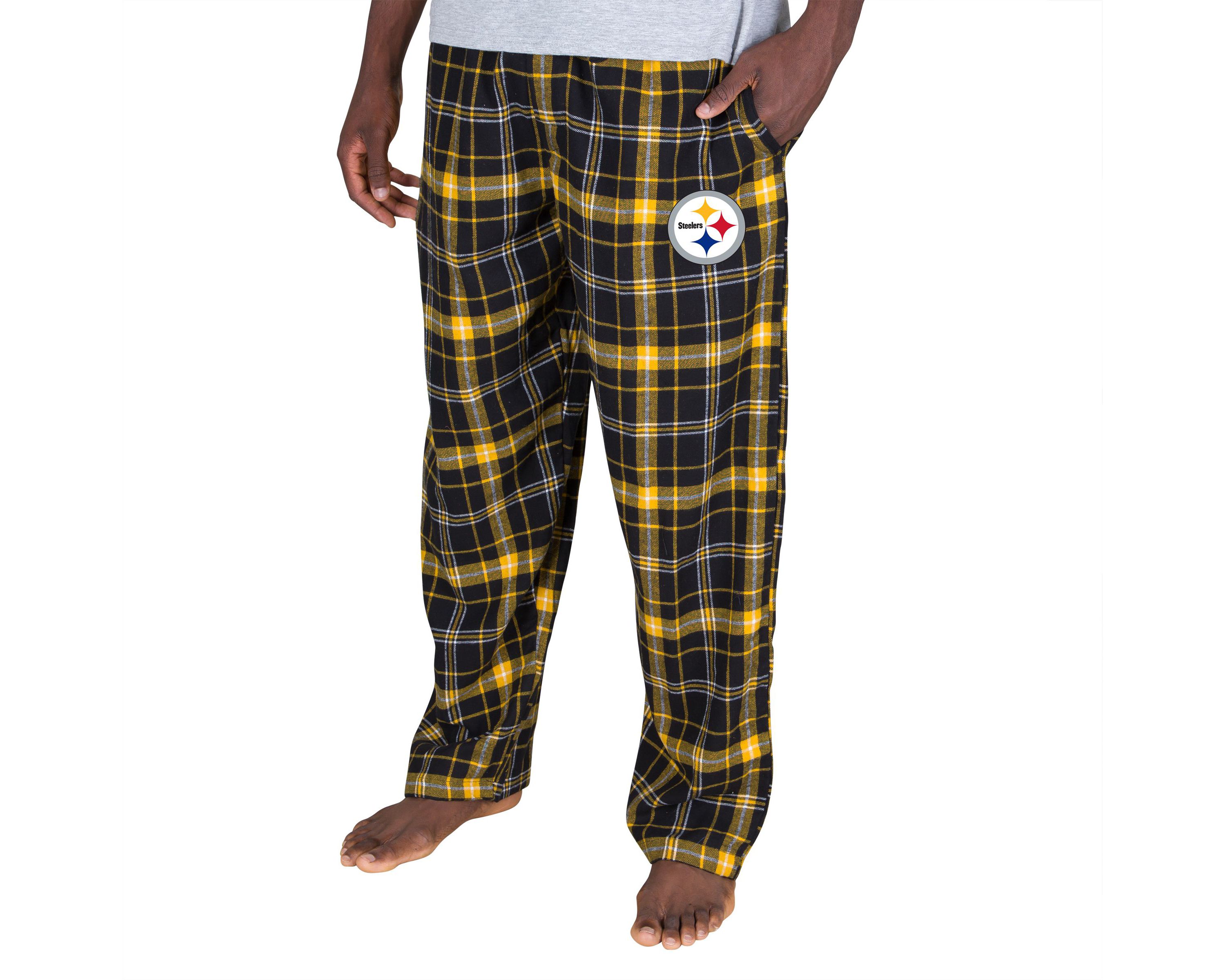 NFL Mens Pittsburgh Steelers Ultimate Flannel Pant