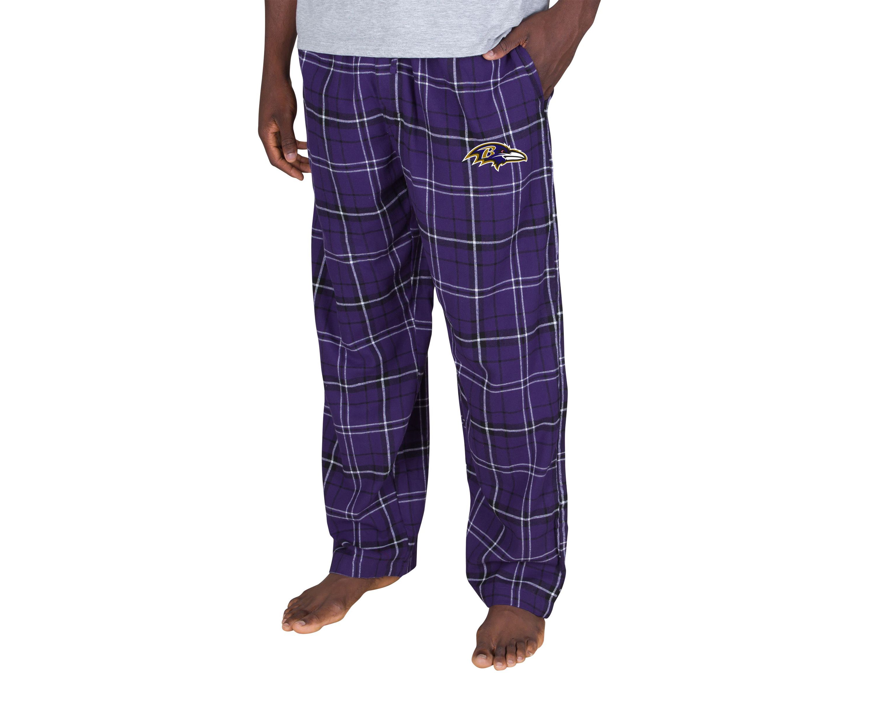 NFL Mens Baltimore Ravens Ultimate Flannel Pant