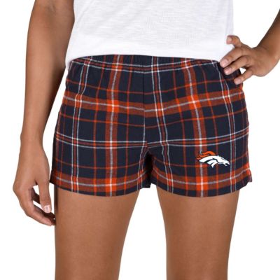 Concepts Sport NFL Denver Broncos Ladies BRONCOS Ultimate Flannel Short, Small