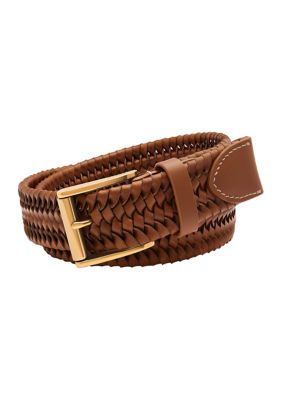 Fossil® Rhett Stretch Braided Belt | Belk display picture 2
