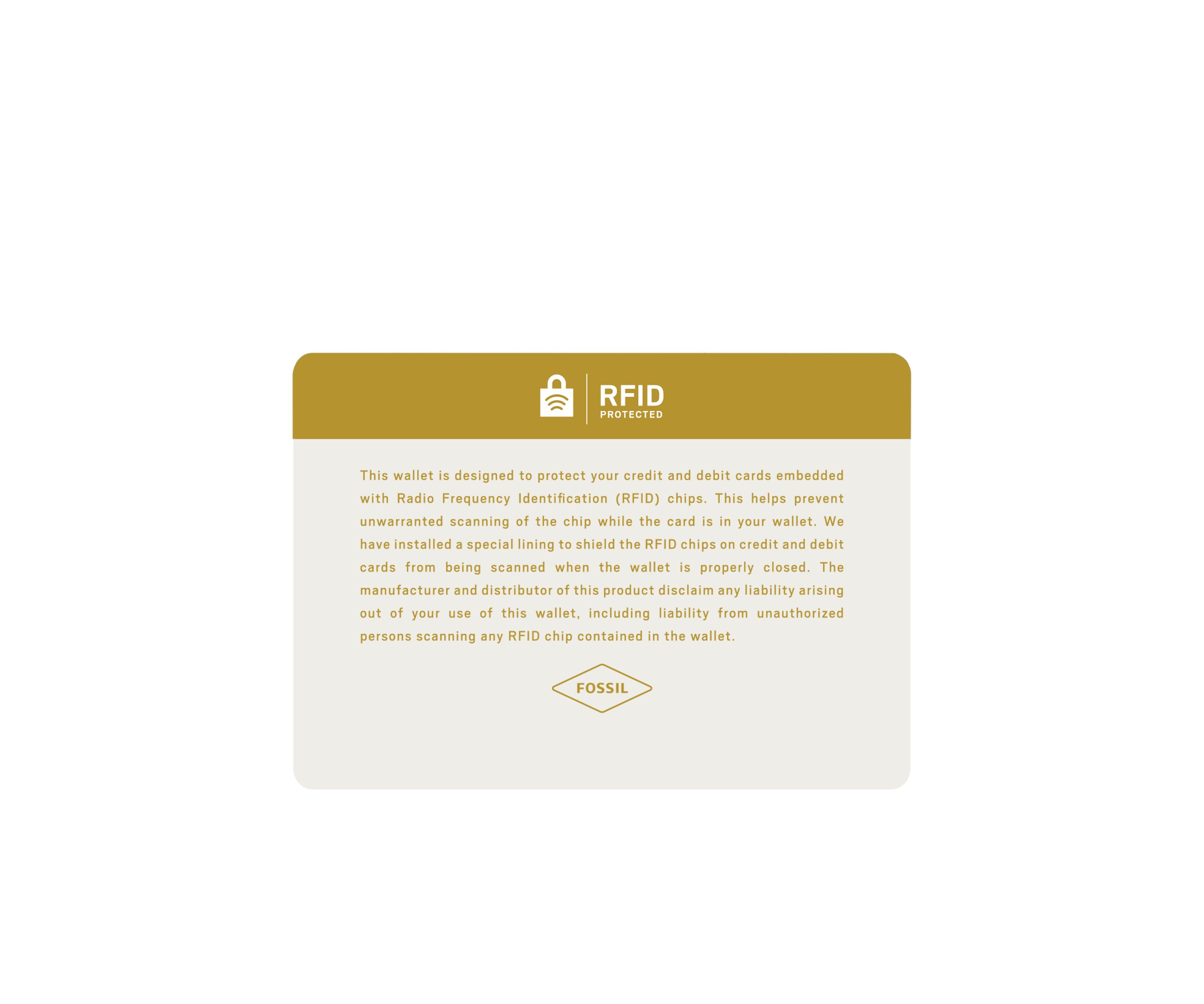 Derrick Leather RFID Bifold with Flip ID Wallet
