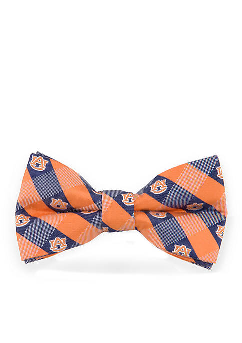 Eagles Wings Auburn Tigers Check Pre-tied Bow Tie