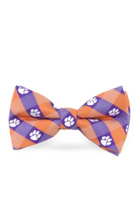 Clemson Tigers Check Pre-tied Bow Tie
