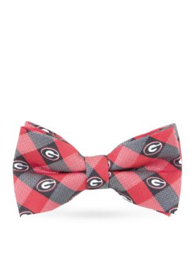 Georgia Bulldogs Check Pre-tied Bow Tie