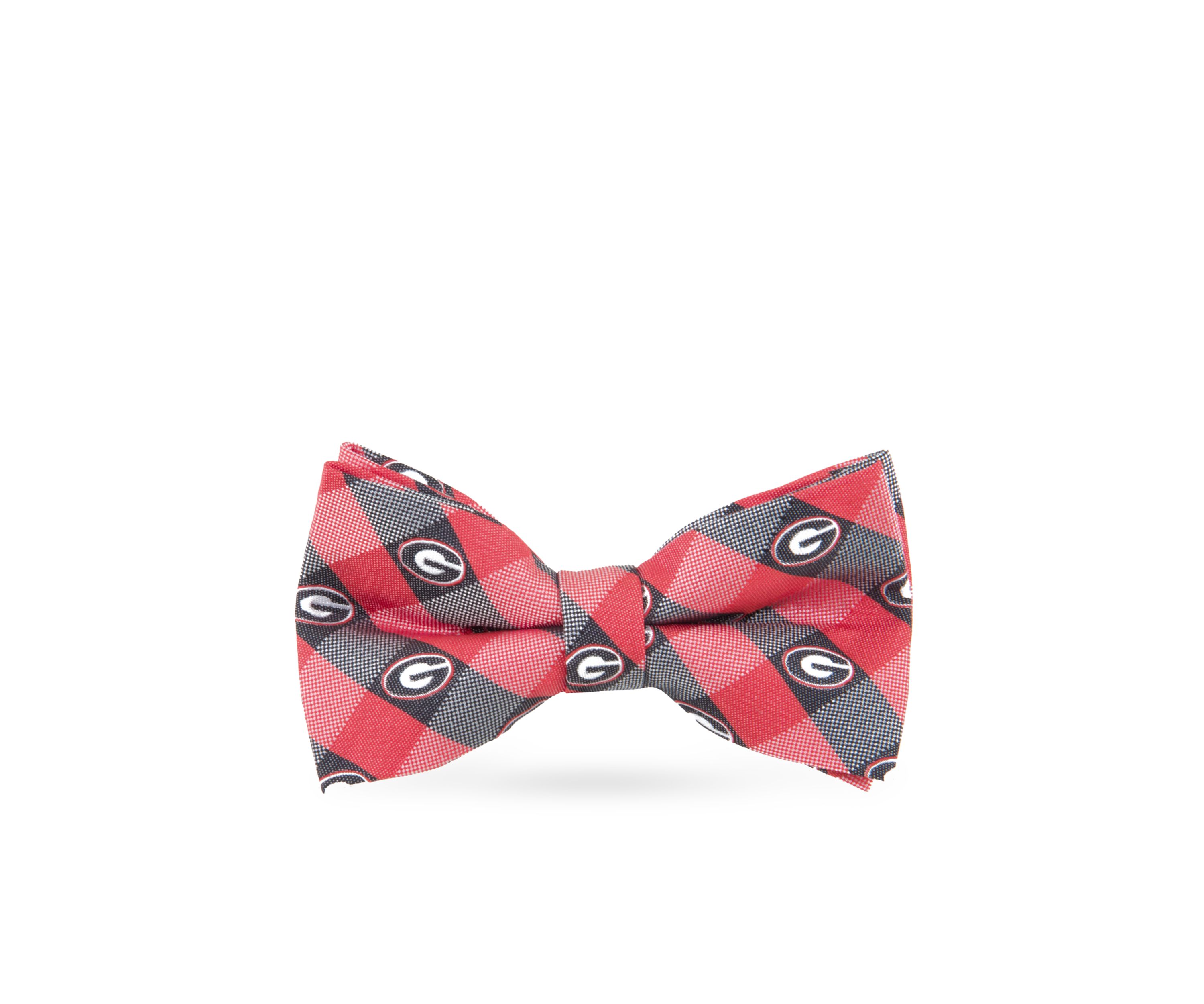 Georgia Bulldogs Check Pre-tied Bow Tie