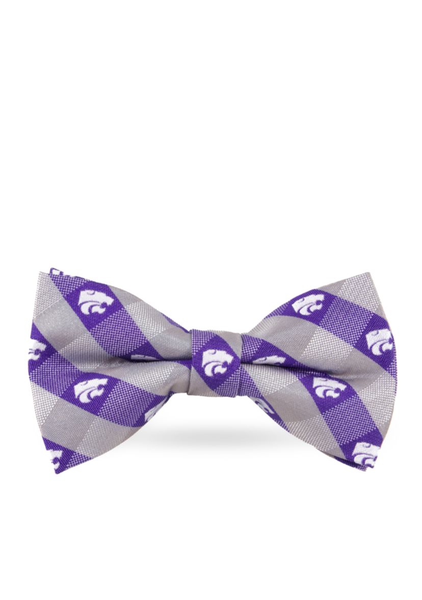 Kansas State Wildcats Check Pre-tied Bow Tie