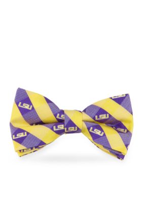 LSU Tigers Check Pre-tied Bow Tie