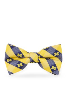 Michigan Wolverines Check Pre-tied Bow Tie