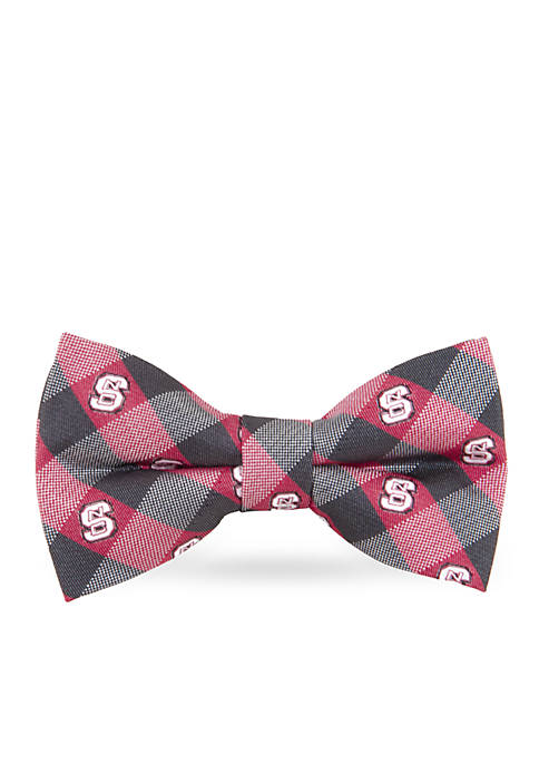NC State Wolfpack Check Pre-tied Bow Tie