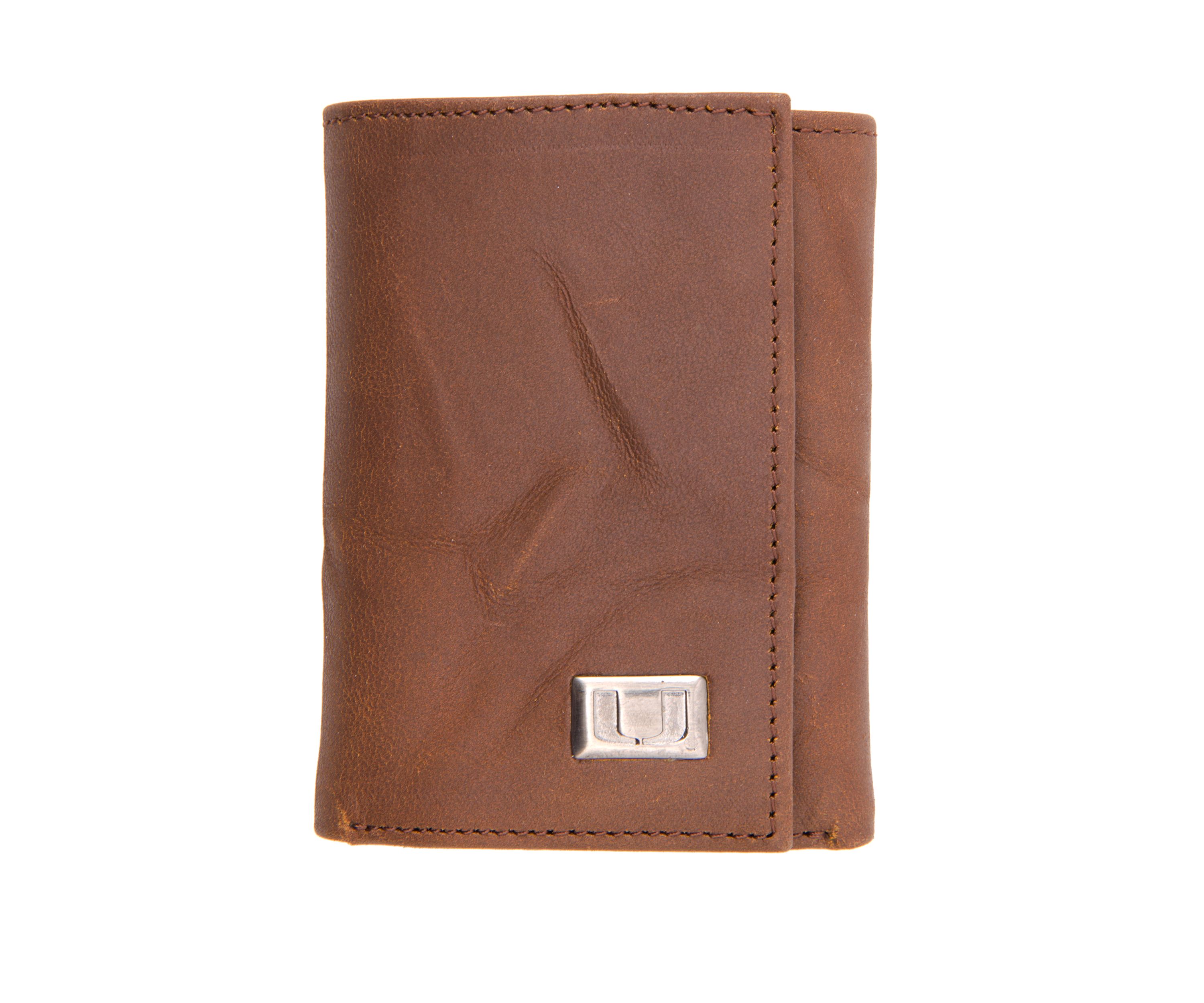NCAA Miami Hurricanes Tri Fold Wallet