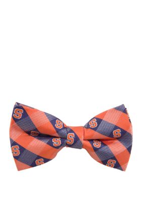 NCAA Syracuse Orangemen Check Bow Tie