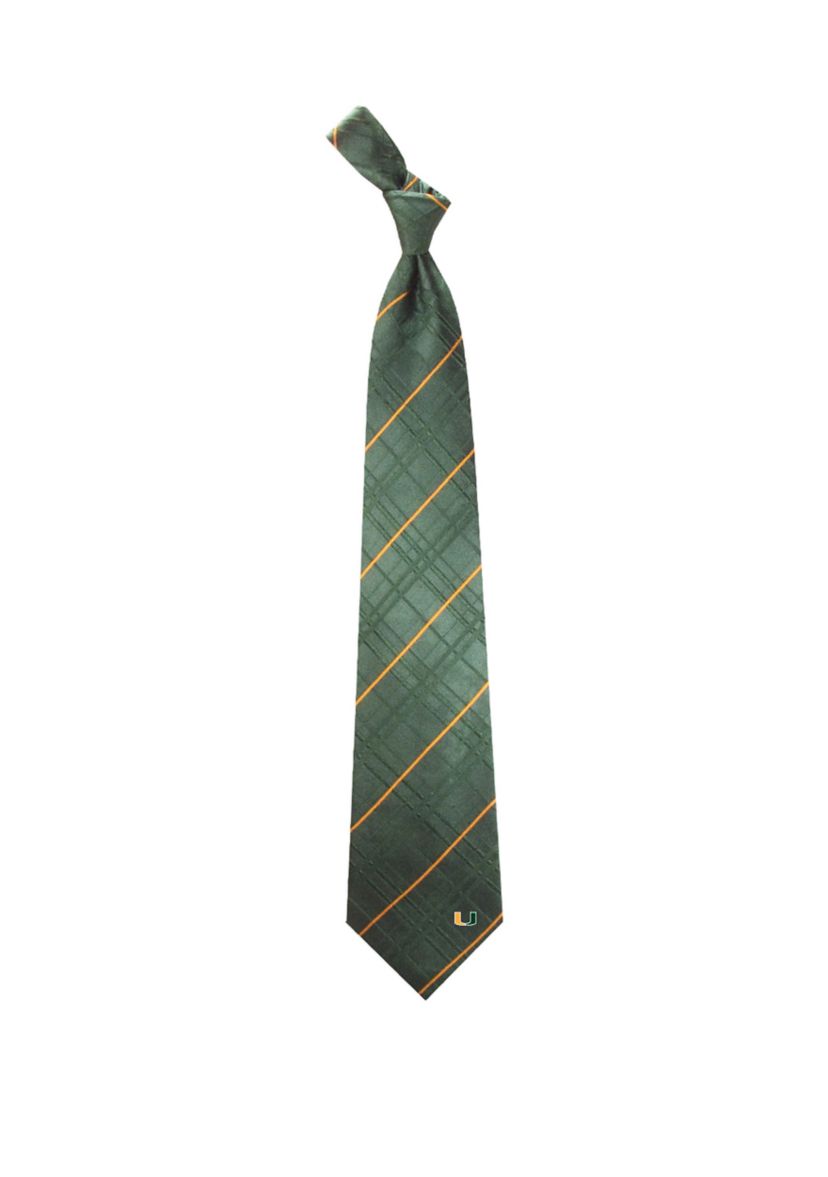 NCAA Miami Hurricanes Oxford Woven Tie