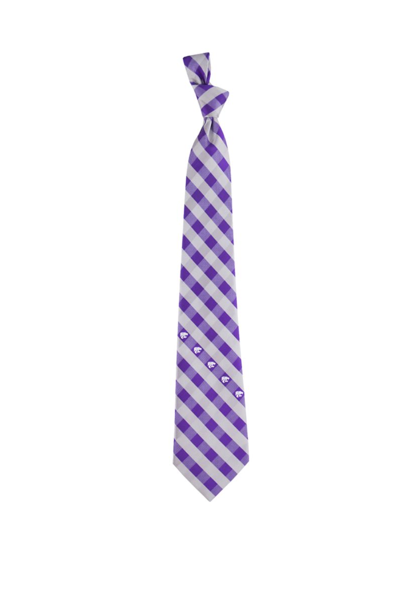 NCAA Kansas State Wildcats Check Tie