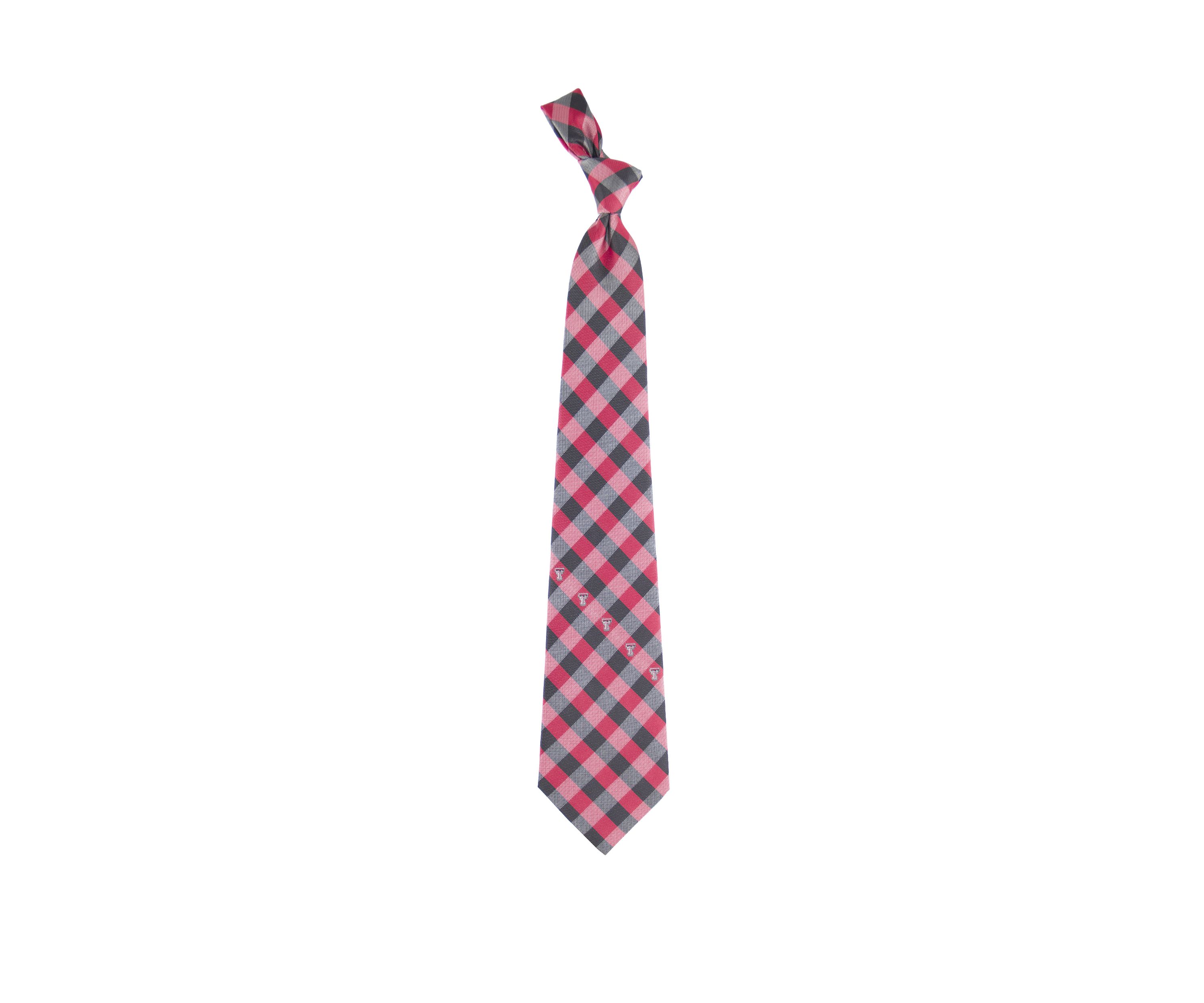 NCAA Texas Tech Red Raiders Check Tie