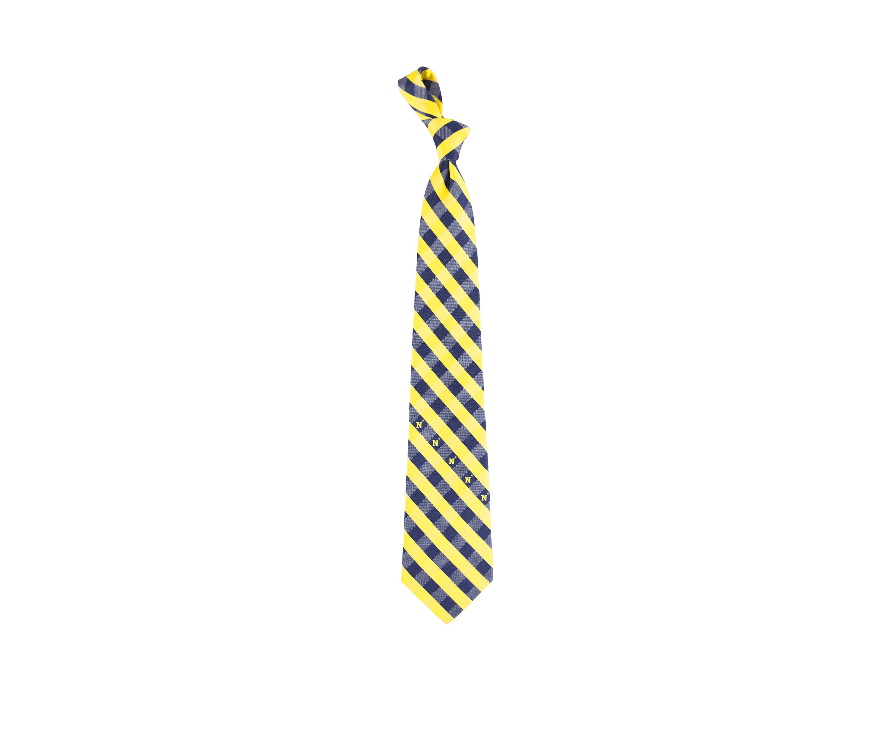NCAA Naval Academy Midshipmen Check Tie