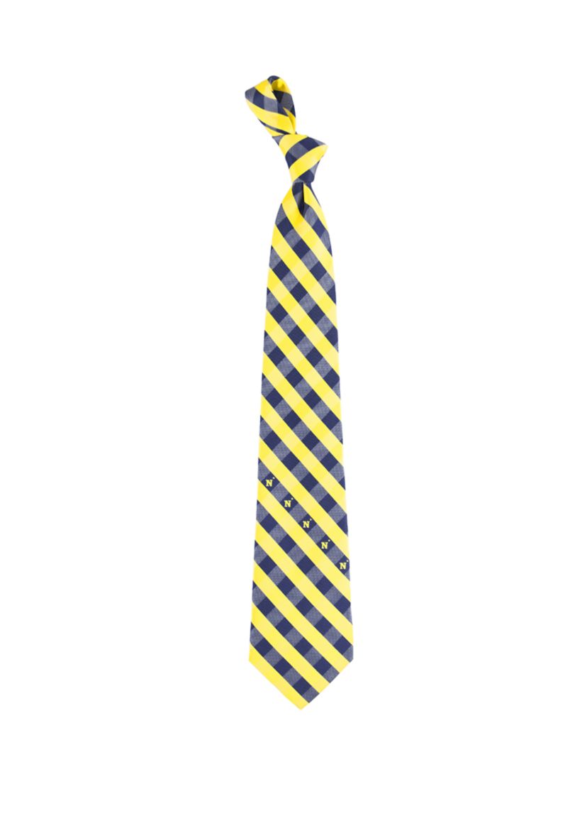 NCAA Naval Academy Midshipmen Check Tie