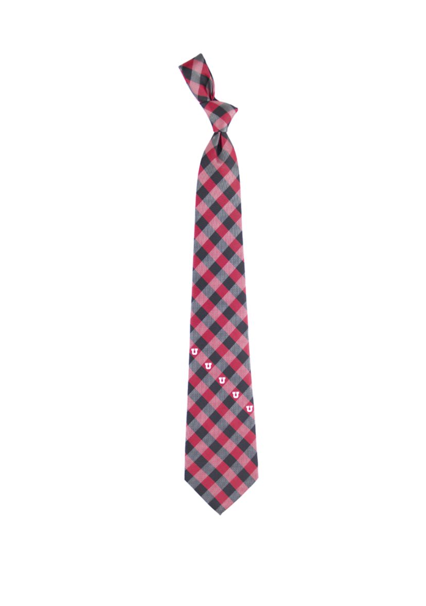NCAA Utah Utes Check Tie