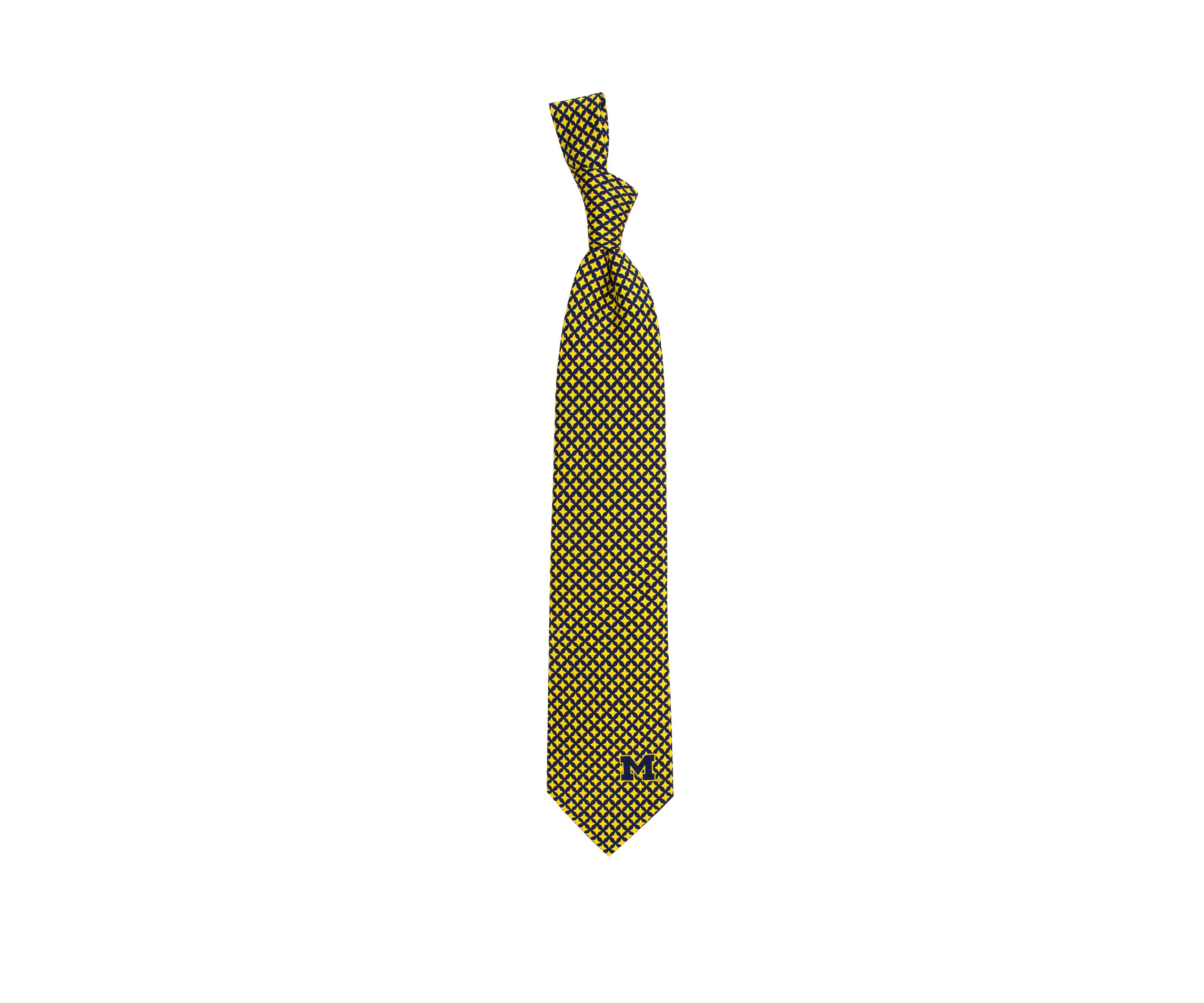 NCAA Michigan Wolverines Diamante Tie