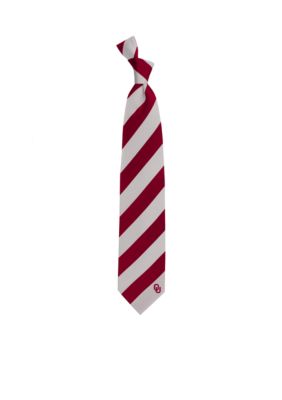 Oklahoma Sooners Regiment Tie