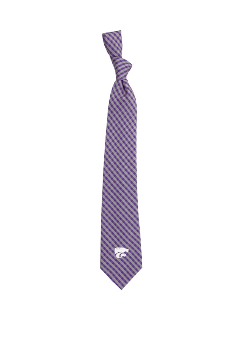NCAA Kansas State Wildcats Gingham Tie