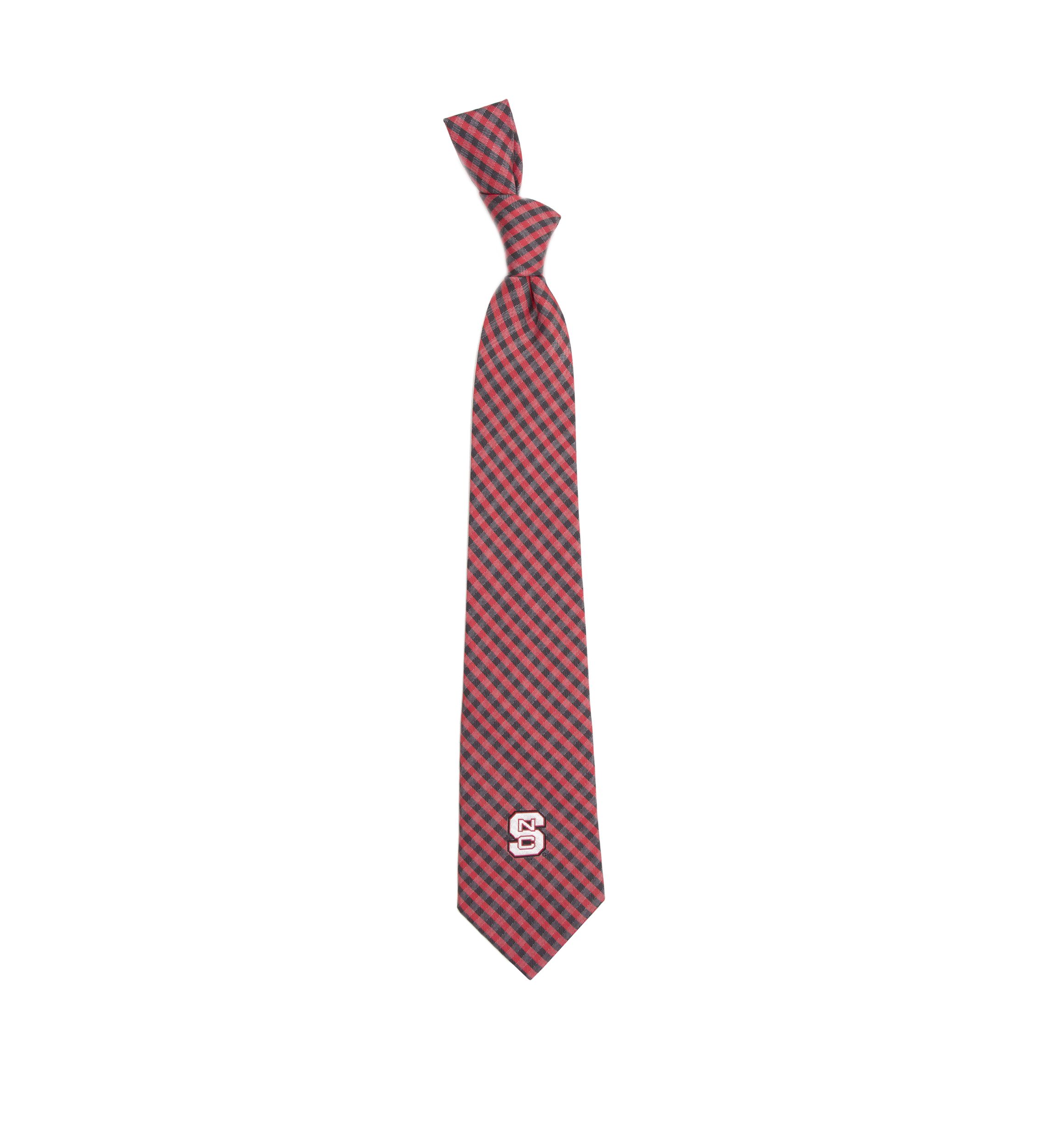 NCAA NC State Wolfpack Gingham Tie