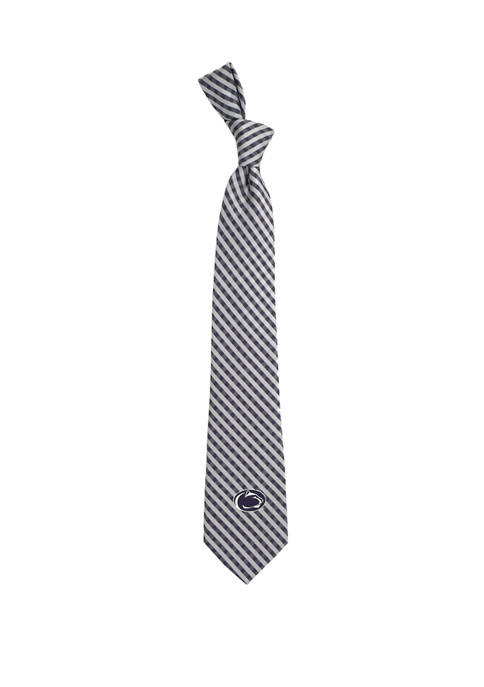 NCAA Penn State Nittany Lions Gingham Tie
