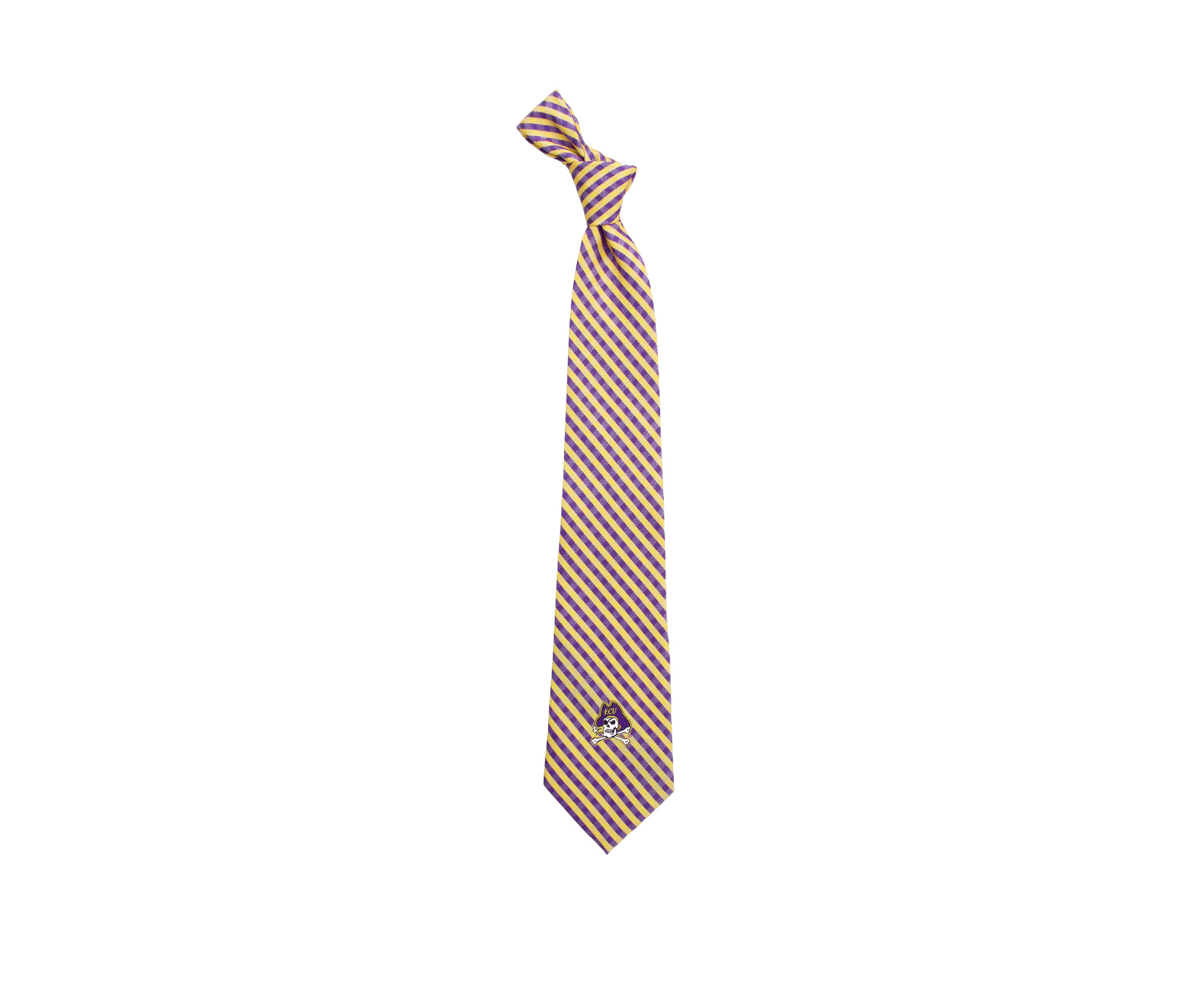 NCAA East Carolina Pirates Gingham Tie