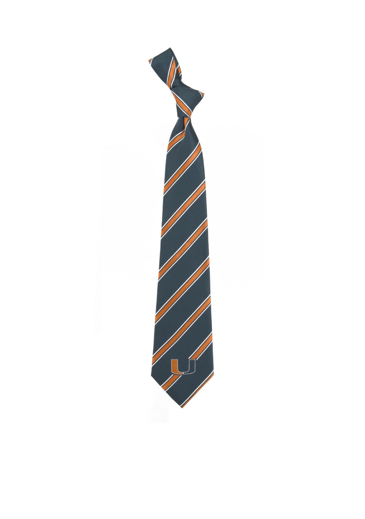 Miami Hurricanes Woven Poly 1 Tie