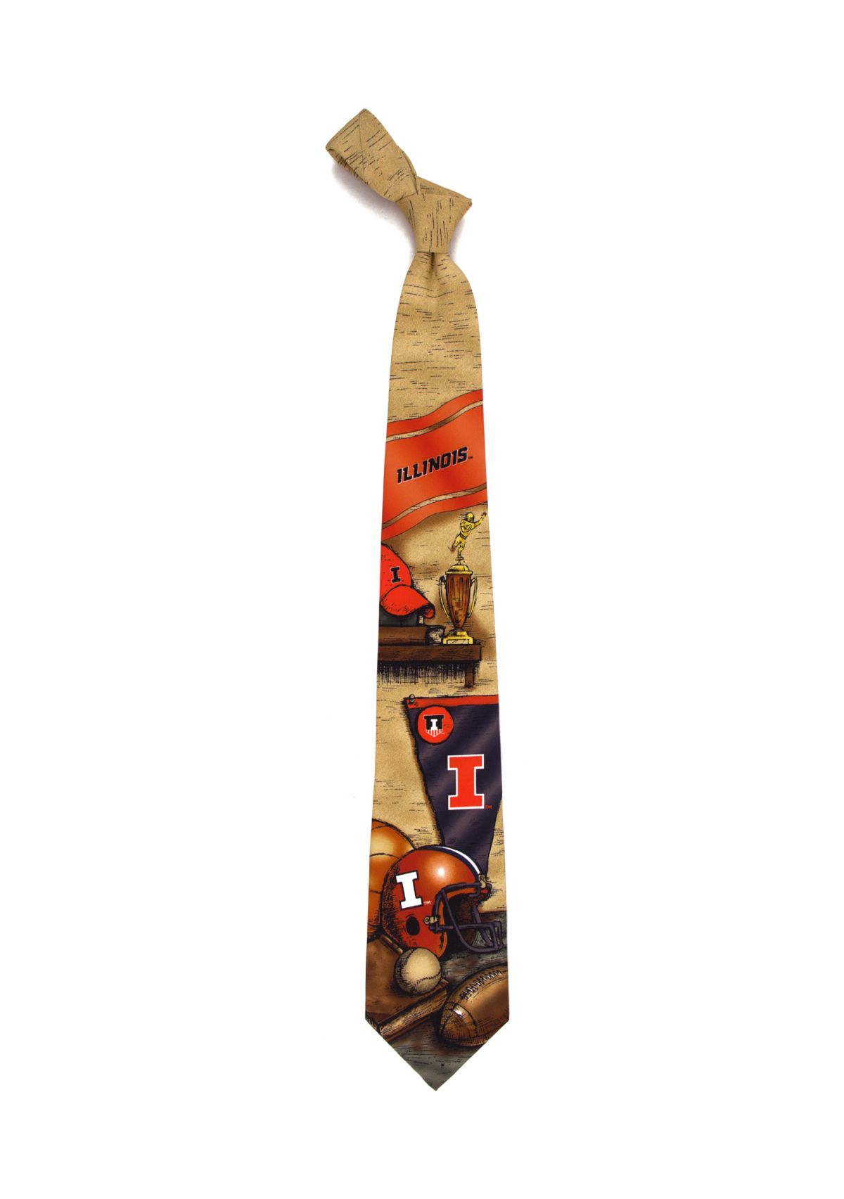 NCAA Illinois Fighting Illini Nostalgia Tie