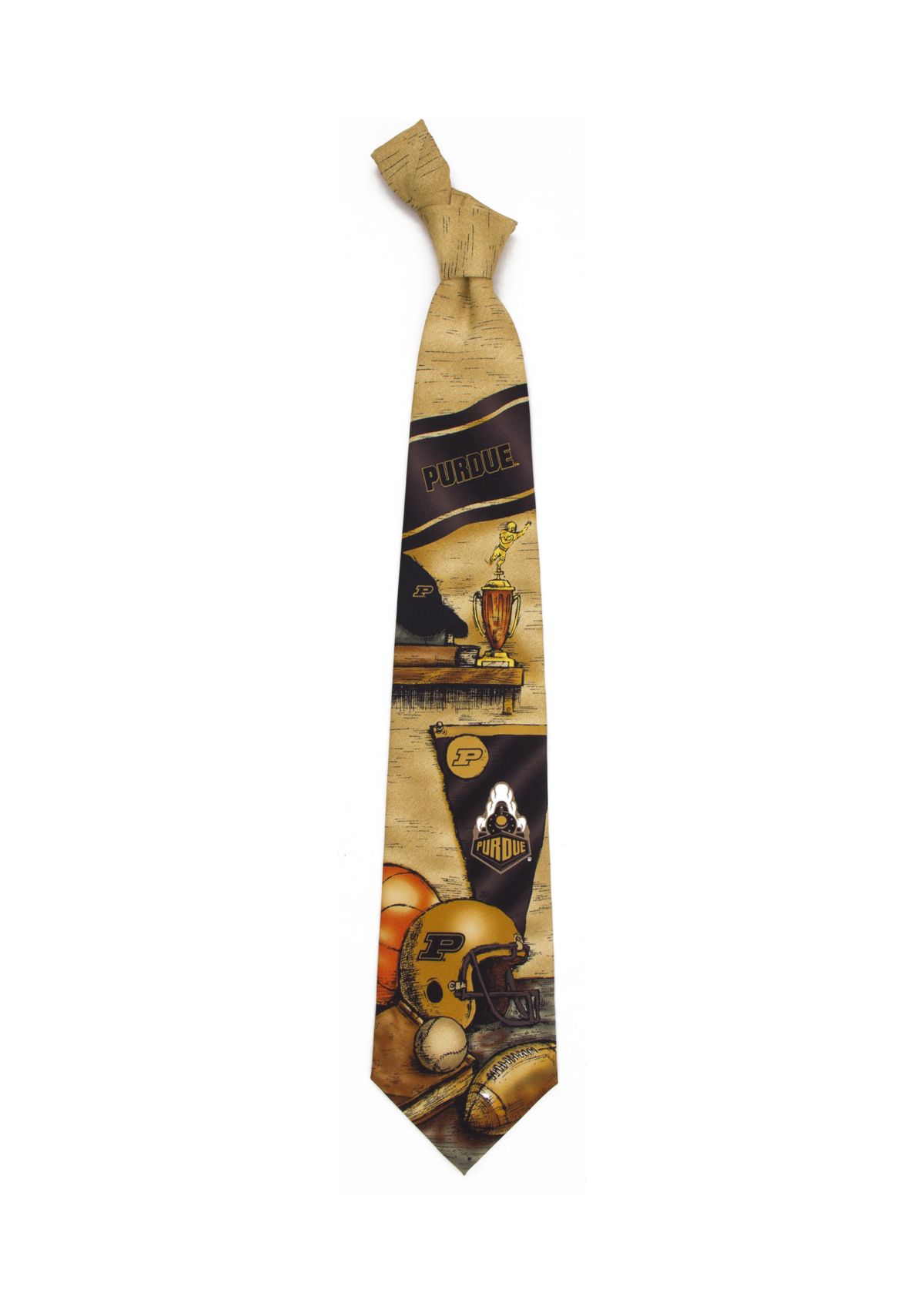 NCAA Purdue Boilermakers Nostalgia Tie