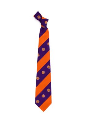 NCAA Clemson Tigers Geo Stripe Tie