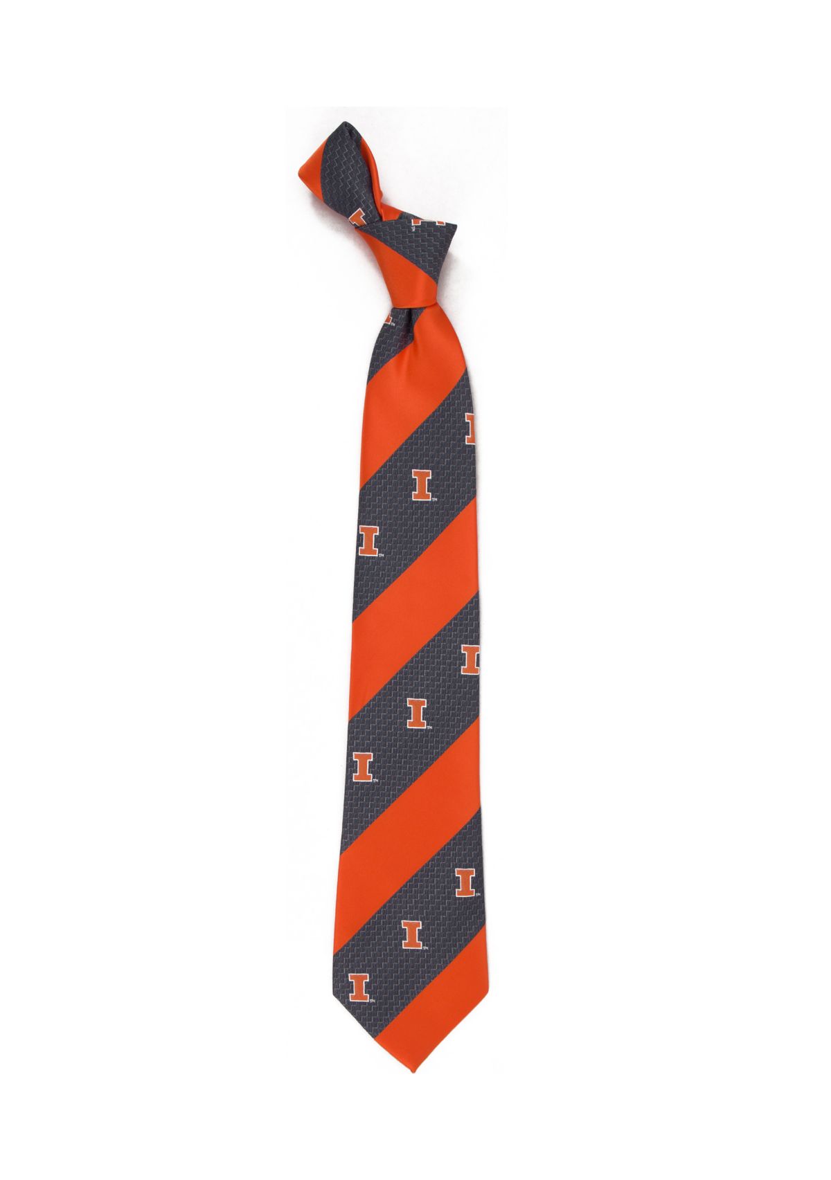 NCAA Illinois Fighting Illini Geo Stripe Tie