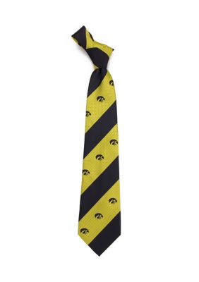 NCAA Iowa Hawkeyes Geo Stripe Tie