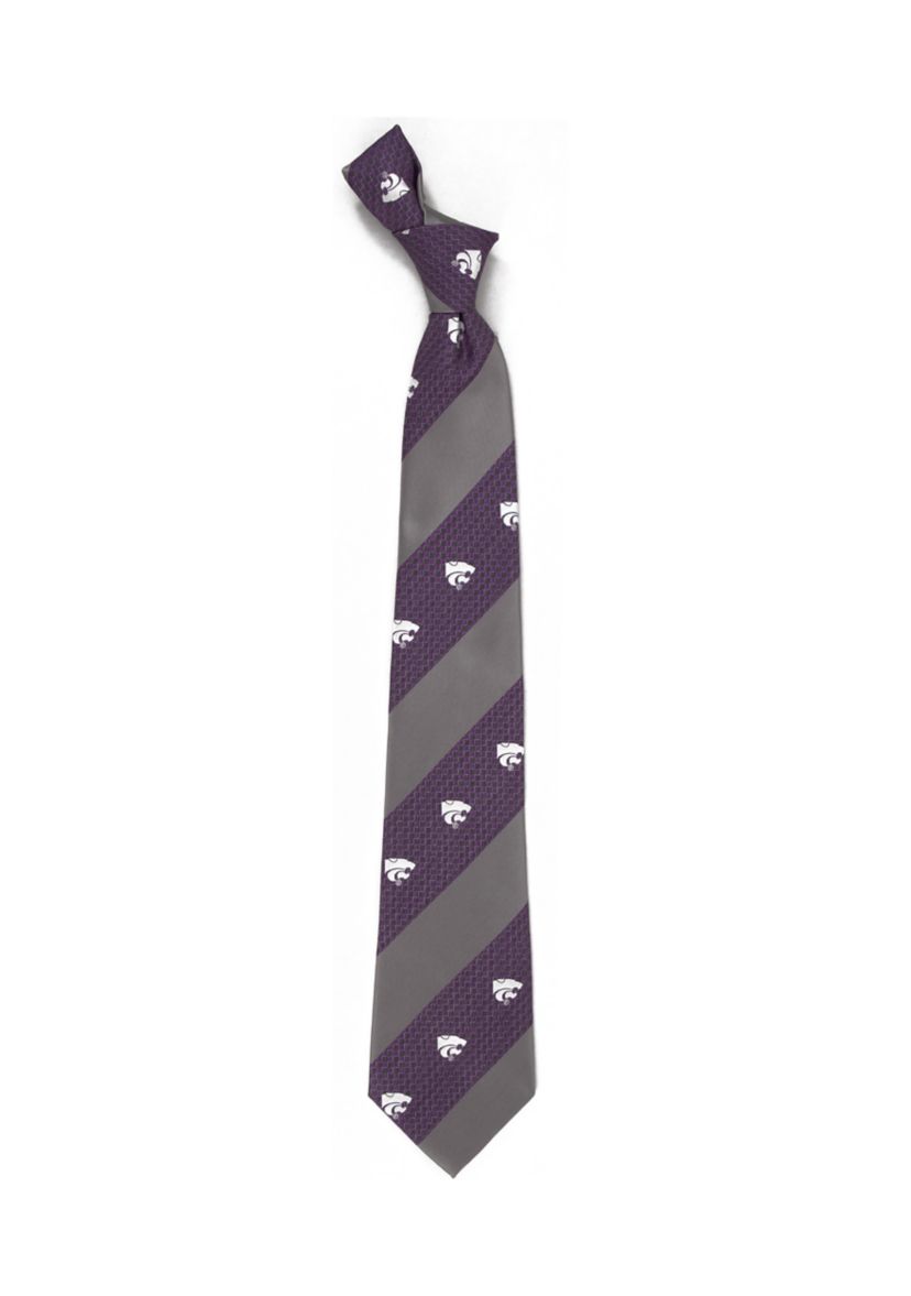 NCAA Kansas State Wildcats Geo Stripe Tie 