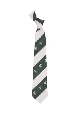 NCAA Michigan State Spartans Geo Stripe Tie 