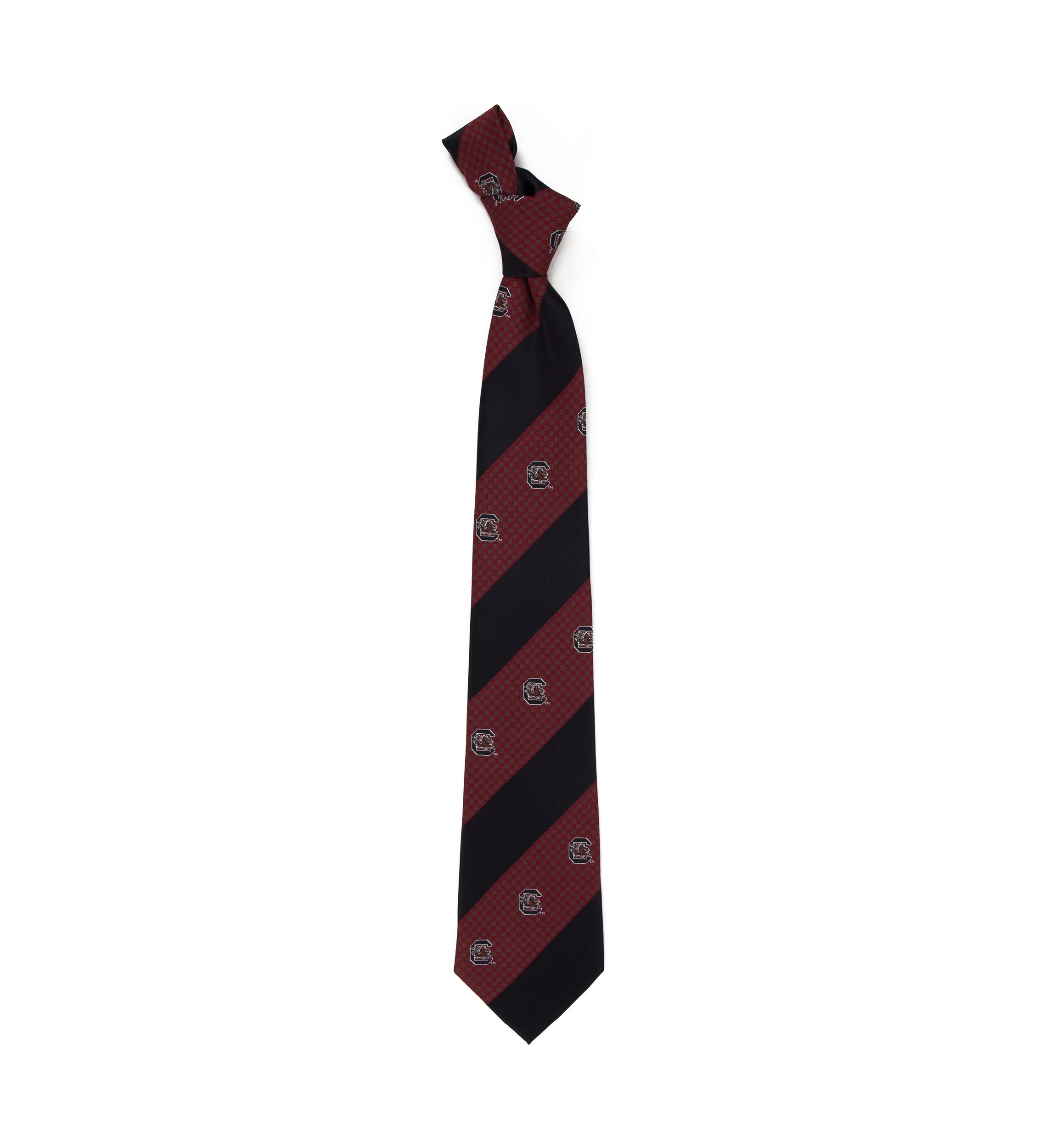 NCAA South Carolina Gamecocks Geo Stripe Tie 