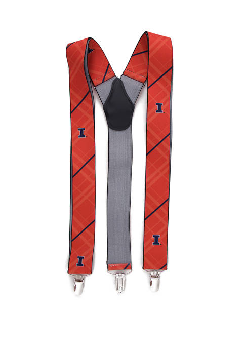 NCAA Illinois Fighting Illini Oxford Suspenders
