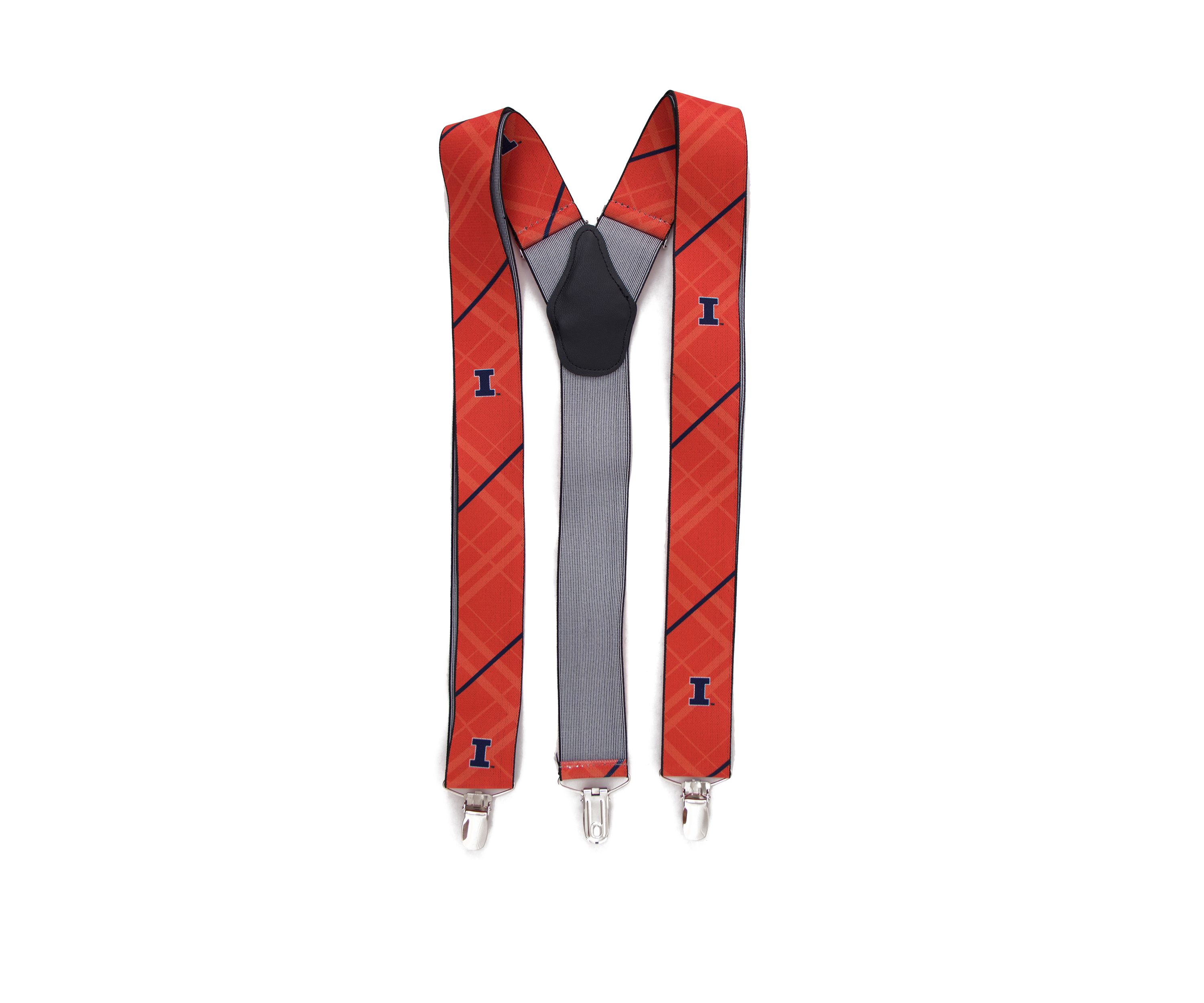 NCAA Illinois Fighting Illini Oxford Suspenders